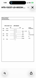 Marshall Style 50W Power Transformer - APD-8023H-LD Laydown version of APD-8023H w/100V tap