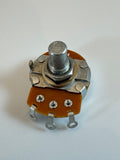 Amp Parts Direct Mojotone Hoffman Tube Depot 1 Meg Ohm Audio Taper Potentiometer 24mm body diameter. 1/4" bushing diameter. .335 shaft length. .25" Shaft diameter; Electrical specs: Linear pots: 1/2w @ 500 volts Audio pots: 1/4w @ 250 volts Classictone Amp Parts Direct