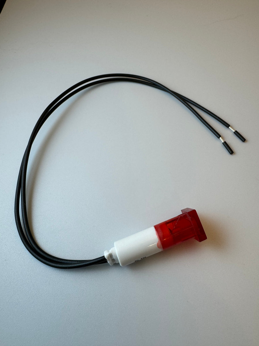 Marshall Style - Indicator Light Red Square, 6V – Amp Parts Direct