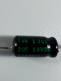 Sprague Atom - Aluminum Electrolytic - 2µF @ 50 VDC