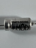 Capacitor - MOD Electronics - Aluminum Electrolytic 25uF @ 50V 105C Axial Lead - Capacitor