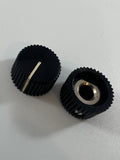 Knob Black Vintage Notched Tip Indicator, Set Screw, .75" Diameter. Knob Black Notched Tip Indicator, Set Screw, .75" Diameter. Knob Black Notched Tip Indicator, Set Screw, .75" Diameter Classictone Heyboer Mercury Marshal