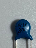 Ceramic Disc Capacitor @ 2000 VDC +/- 10% Capacitor Classictone Hoffman Amps Heyboer Marshall Fender Amp Parts Direct Ceramic Disc Capacitor @ 2000 VDC +/- 10% Capacitor Classictone Hoffman Amps Heyboer Marshall Fender Amp Parts Direct Ceramic Disc Capacitor @ 2000 VDC +/- 10% Capacitor Classictone Hoffman Amps Heyboer Marshall Fender Amp Parts Direct 470pF @ 2000 VDC