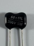 Capacitor - Silver Mica +/- 5% - Capacitor Classictone Capacitor - Silver Mica +/- 5% - Capacitor Classictone Capacitor - Silver Mica +/- 5% - Capacitor 68pF 500V Classictone