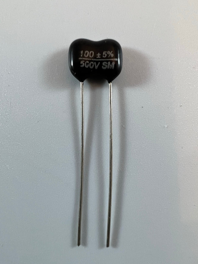 Capacitor - Silver Mica +/- 5% - Capacitor Classictone Capacitor - Silver Mica +/- 5% - Capacitor Classictone Capacitor - Silver Mica +/- 5% - Capacitor 100pF 500V Classictone