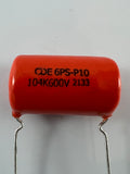 Capacitors Orange Drop, 600V, Polyester, Capacitance .1uF Capacitors Orange Drop, 600V, Polyester, Capacitance .1uF Orange Drop Capacitors Orange Drop, 600V, Polyester, Capacitance .1uF Orange Drop