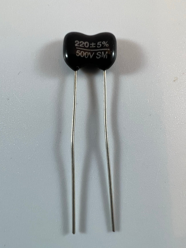 Capacitor - Silver Mica +/- 5% - Capacitor Classictone Capacitor - Silver Mica +/- 5% - Capacitor Classictone Capacitor - Silver Mica +/- 5% - Capacitor 220pF 500V Classictone