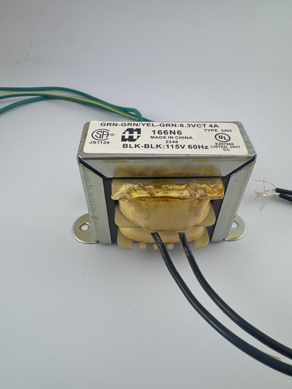 Transformer - Hammond - Low Voltage / Filament, Open, 6.3 VCT - APD-16 ...