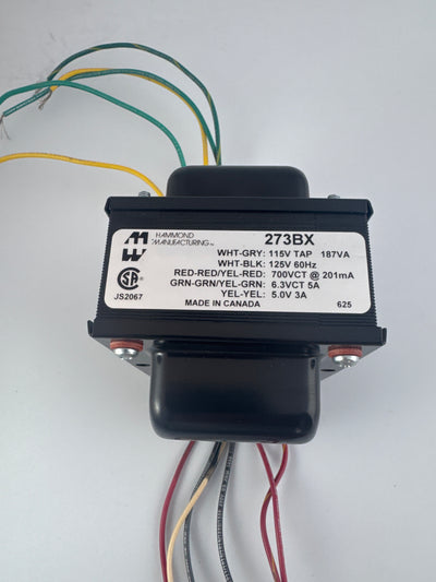 Transformer - Hammond - High Voltage Plate & Filament, Vertical Mount - APD-273BX Transformer - Hammond - High Voltage Plate & Filament, Vertical Mount - APD-273BX Hammond, Classictone, Mojotone Amp Parts Direct