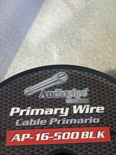 Audiopipe - 16 Gauge - Primary Wire - Black