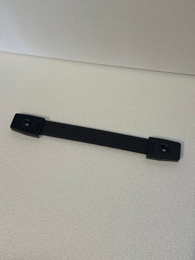 Amplifier Handle - Fender Style - Black Strap, Black Metal Caps and mounting hardware P-H261B Amplifier Handle - Fender Style - Black Strap, Black Metal Caps and mounting hardware P-H261B Amp Parts Drect Classictone Mojotone