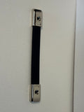 Amplifier Handle - Black Strap, Silver Caps and mounting hardware Amplifier Handle - Black Strap, Silver Caps and mounting hardware  Amp arts Direct Classictone Mojotone