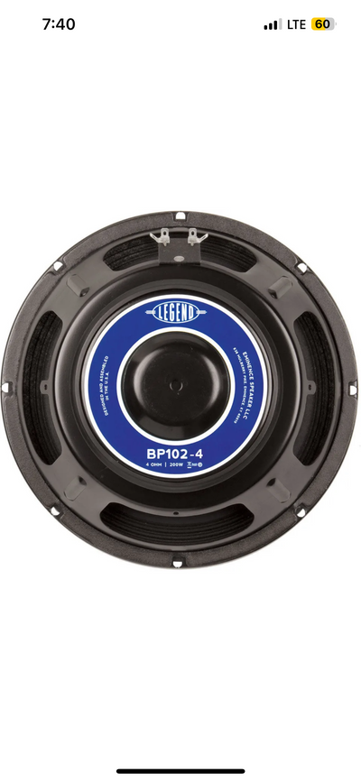 Eminence Bass 10" Legend - 8 ohm - Speaker BP102 200W