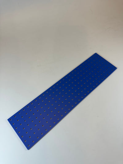 Turret Board - Blank - 189 Holes - 10 1/8" x 2 5/8" - Blue&nbsp;  3mm holes on 3/8" centers  2mm Board ThicknessTurret Board - Blank - 189 Holes - 10 1/8" x 2 5/8" - Blue&nbsp;  3mm holes on 3/8" centers  2mm Board Thickness 