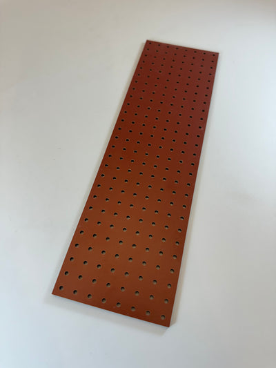 Turret Board - Blank - 216 Holes - 10 1/8" x 2 5/8" - Brown 3mm holes on 3/8" centers 3mm Board Thickness Turret Board - Blank - 216 Holes - 10 1/8" x 2 5/8" - Brown 3mm holes on 3/8" centers 3mm Board Thickness Amp Parts Direct Mercury Magnetics Heyboer Classictone Mojotone Tube Depot