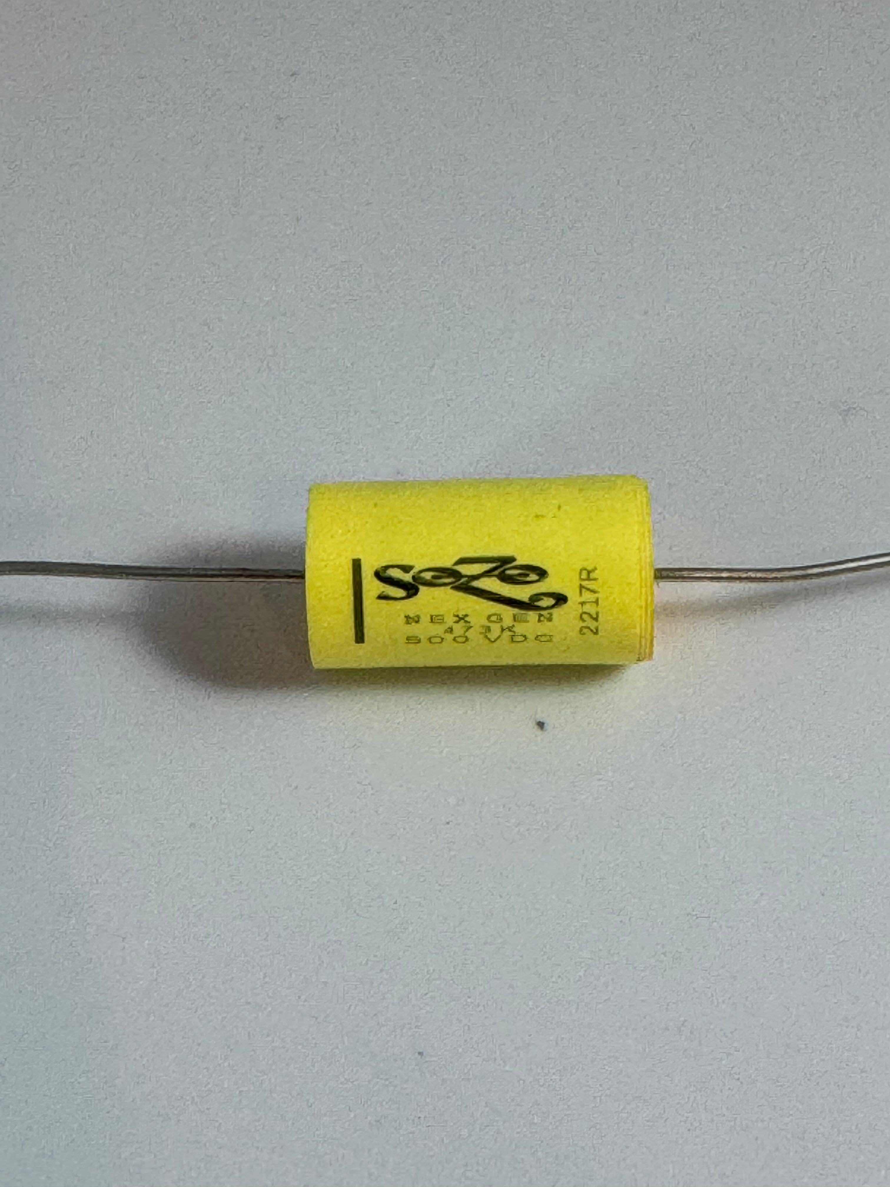 SoZo - 500V - Vintage - NexGen Yellow Mustard Capacitor .047uF