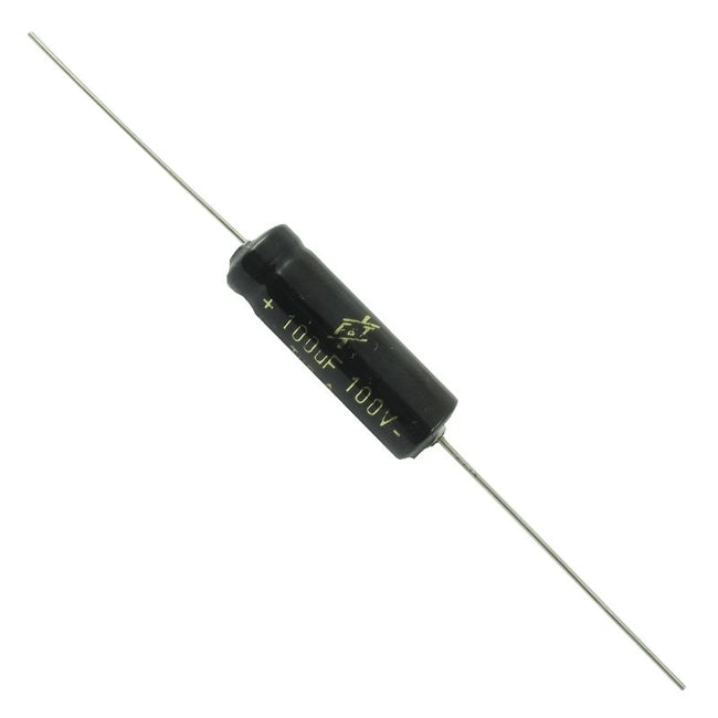 100uF @ 100 VDC F & T Electrolytic Capacitor