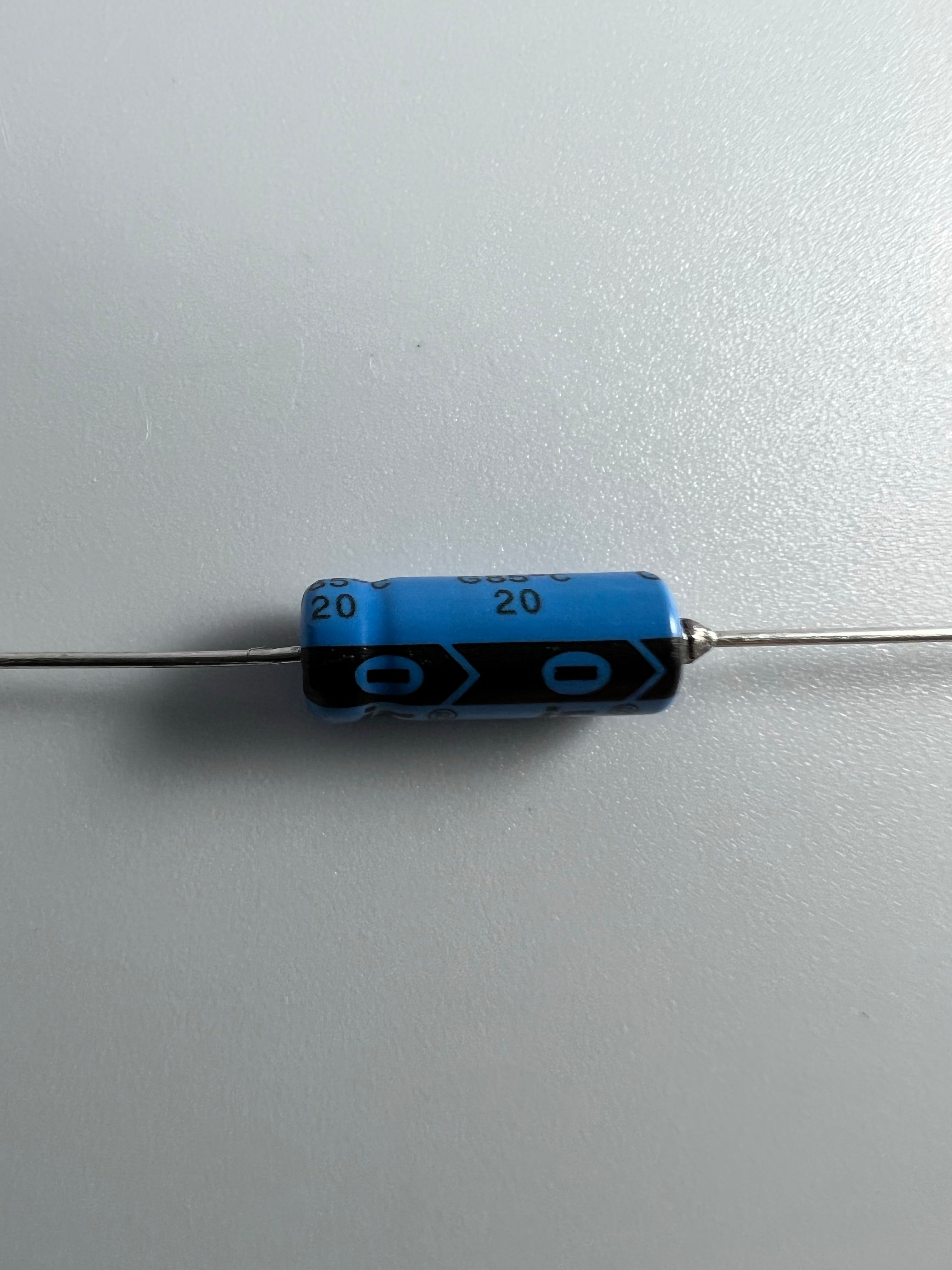 Axial Electrolytic Capacitor – 10µF 160V, New Electronic Component