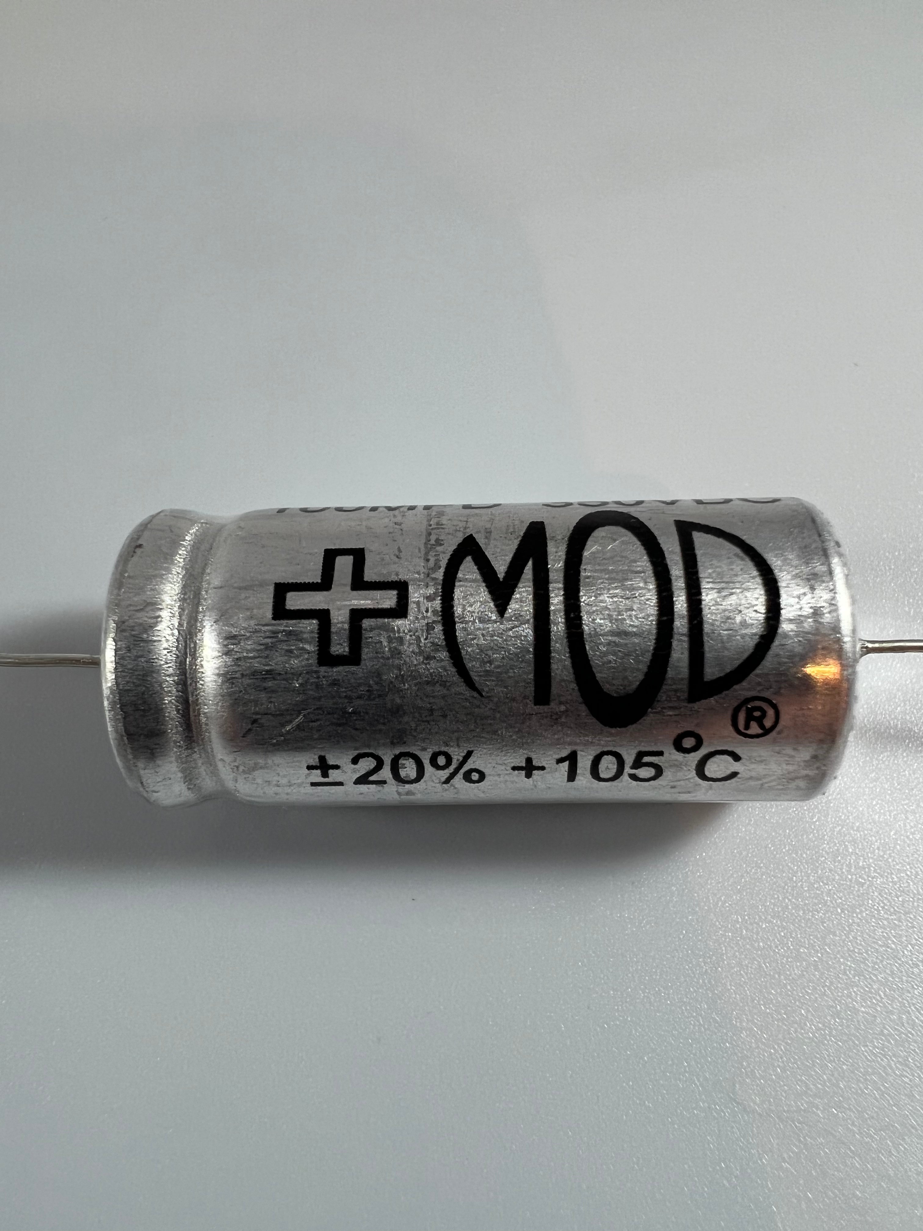 thumbnail image 2 of 10x TESLA TE 984 100uF 15V Axial Aluminum Electrolytic Capacitors – NOS (New Old Stock) From Czech Republic 2 of 2