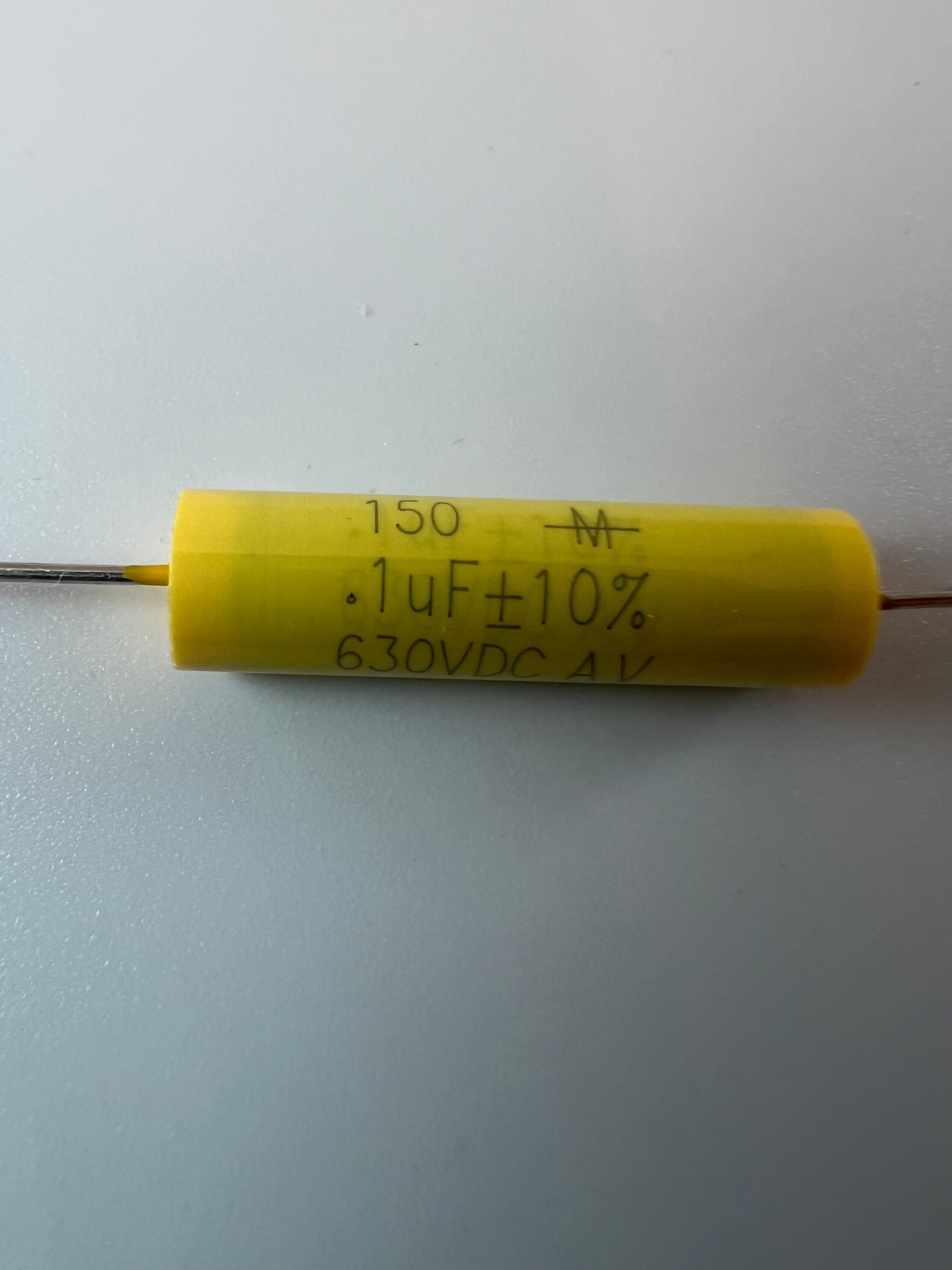 Condensatori Mallory 150 Serie – 0.022 UF 630V – Lotto Da 10 Pezzi – Nuovi, Gialli - Foto 3