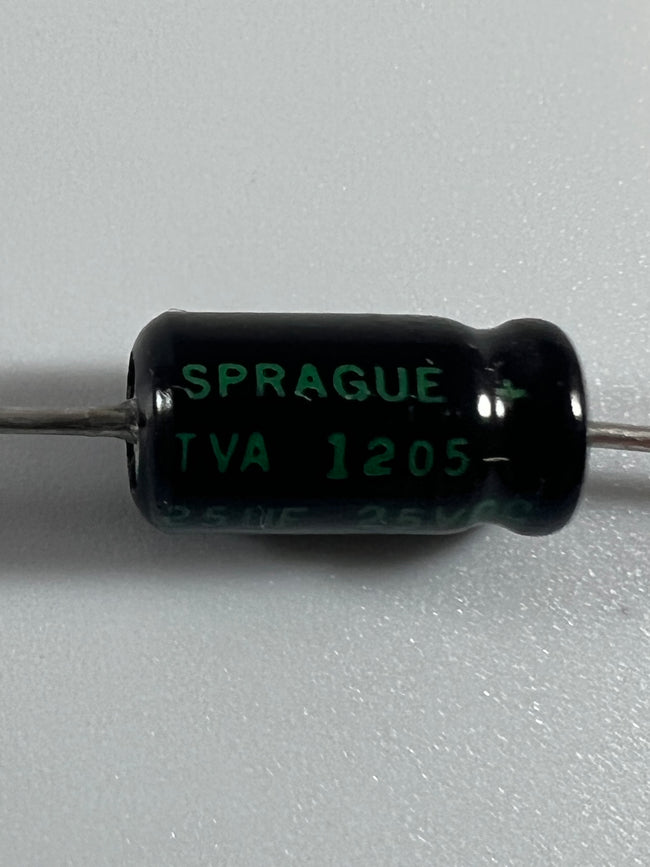 Sprague Atom - Aluminum Electrolytic - 25µF @ 25 VDC