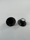 Witch Hat Knob P-K314-1-A. Slightly thicker numbers than P-K314-1. Witch Hat Knob P-K314-1-A. Slightly thicker numbers than P-K314-1. Witch Hat Knob - Black 1-10, Skirted, Set Screw, Thick Numbers Heyboer Heyboer Classictone Mercury Magnetics