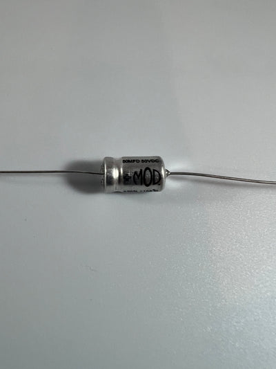 Capacitor - MOD Electronics - Aluminum Electrolytic 50uF @ 50V 105C Axial Lead - Capacitor