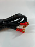 Cable - RCA Shielded - Right Angle Plugs - 3ft