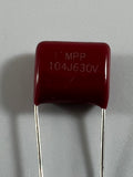 Capacitor - .1uF @ 630 VDC Polypropylene Radial Leads - Capacitor