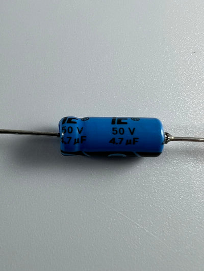 Illinois Capacitor - 4.7uf @ 50V Axial Lead Electrolytic - Capacitor